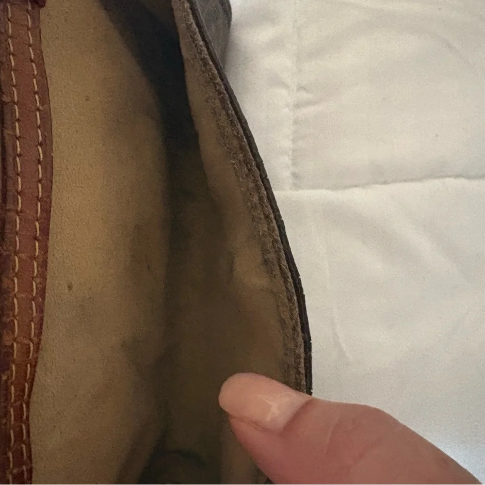 Louis Vuitton Velvet Clutch Dark Brown